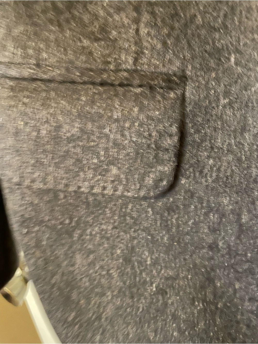 SAMUELSOHN Mens 42R Cashmere Mink Blazer Charcoal Gray Made in Canada 2 Button - Picture 6 of 12
